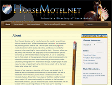 Tablet Screenshot of horsemotel.net